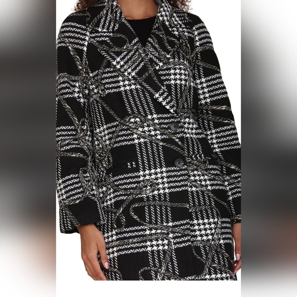 Avec Les Filles Reglan Sleeve Walker Coat. - Picture 3 of 4